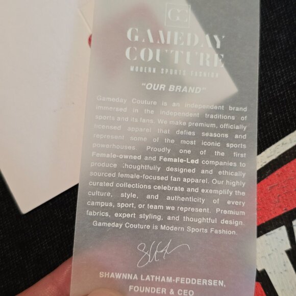 Gameday Couture WKU Large L NWT Cropped Charcoal Studded Pullover Sweatshirt NEW - Picture 10 of 15